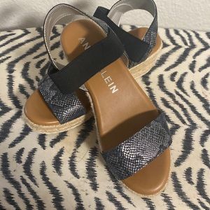 Anne Klein wedged sandal